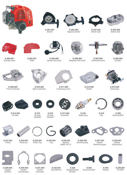 Kit Arranque Para Desbrozadora TU26 - Repuesto Original