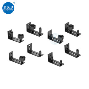 Con lăn phù hợp phong cách hiện đại trượt Barn <span class=keywords><strong>Door</strong></span> phần cứng bên trong bên ngoài hướng dẫn cho cửa gỗ - Product Image 1