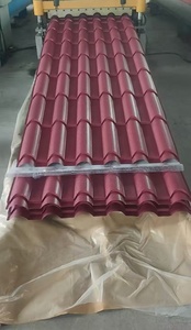 Tôles de Toiture Métalliques Ondulées de Haute Qualité, Panneaux de Toiture en Acier Galvanisé Prépeint, <span class=keywords><strong>Prix</strong></span> Compétitifs, Utilisées pour la <span class=keywords><strong>Construction</strong></span> de Maisons - Product Image 2