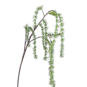 Rama Artificial de Alerce Llorón de 134 cm con Conos, Ramas de <span class=keywords><strong>Pino</strong></span> Falsas para Decoración Rústica Navideña del Hogar - Product Image 5