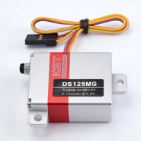 Moteur sans noyau KST DS125MG, couple élevé, engrenage métallique 10 mm, servo 7 kg pour avion RC, modèle d'avion télécommandé, mise à niveau DIY
