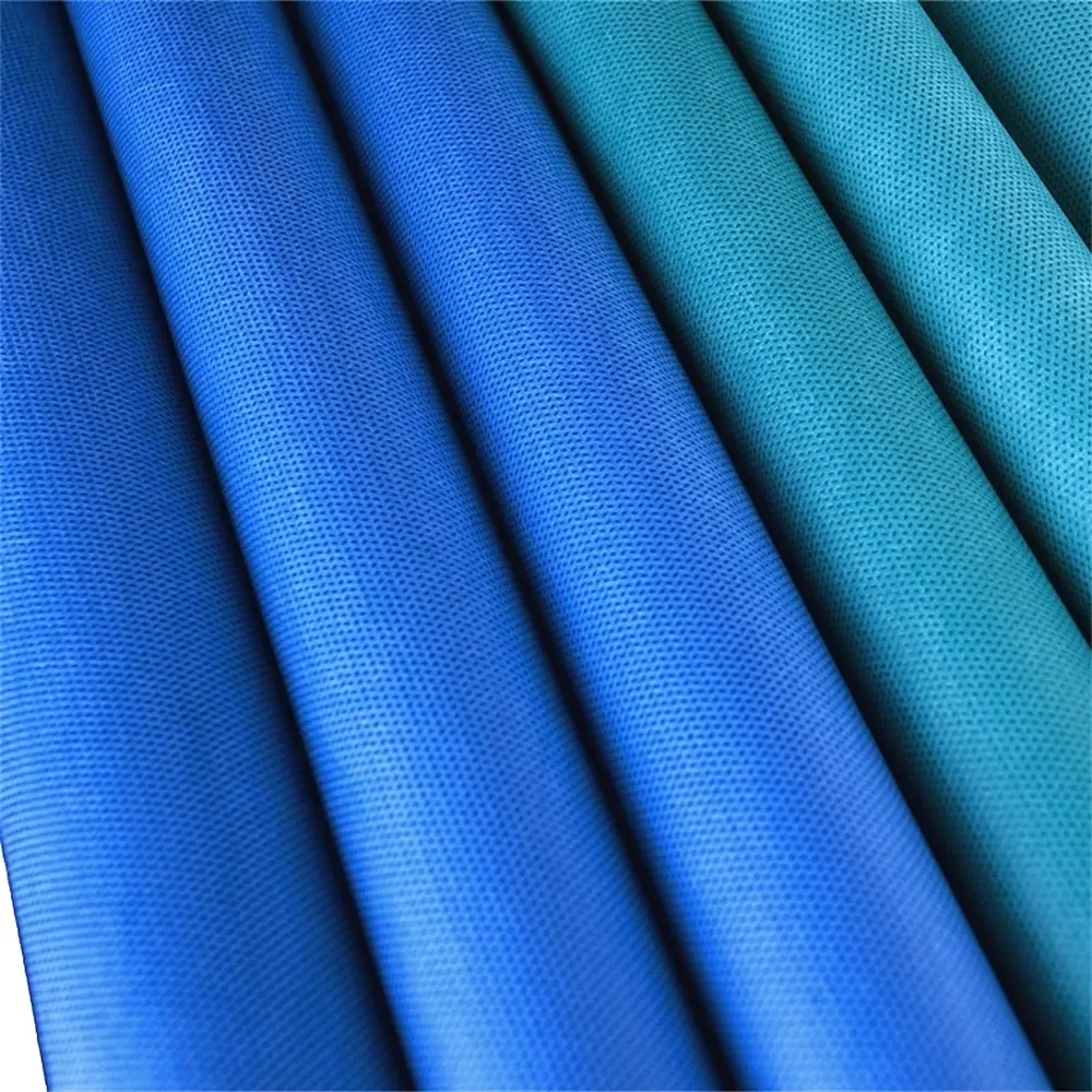 100% Medis Sms/Smms Spunbond Tekstil Non Tenun Kain Gulung untuk Gaun Bedah Sekali Pakai