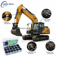 396 Pcs Kit O-Ring NBR FKM untuk Suku Cadang CAT Doosan-hidrolik-kopling Pompa Air Loader Tambang Bawah Tanah Telescopic Handler