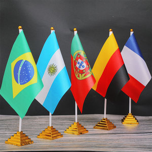 International World Country <strong>Flags</strong> for Office Display Table Desk <strong>Flag</strong> with Stand - Product Image 2