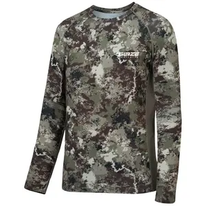 Customized Size Men Women Camo Sunblock Anti-UV Hunting Clothing Wholesale Best Design Hunting Shirt Supplier