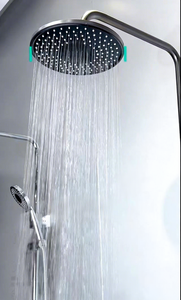 Ensemble de douche de haute qualité en acier inoxydable 304 avec pommeau de douche pluie et <span class=keywords><strong>mitigeur</strong></span> thermostatique manuel 4 fonctions pour salle de bain - Product Image 4