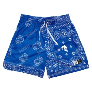 <span class=keywords><strong>Pantaloncini</strong></span> Sportivi Casual da Donna Stile Vintage Paisley, <span class=keywords><strong>Pantaloncini</strong></span> da Basket Personalizzati per Uomo, Abbigliamento Streetwear in Poliestere, <span class=keywords><strong>Pantaloncini</strong></span> Fitness da Uomo - Product Image 3