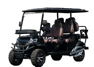 Voiturette de golf tout-terrain camouflage 6 places, navette VIP aéroportuaire pour usage extérieur en station balnéaire et en zone panoramique - Product Image 4