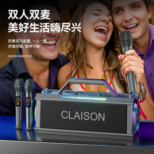 Claison <b>Speaker</b> 300x100x125 With <b>Microphone</b> For Outdoor Karaoke And Square Dancing - Product Image 2