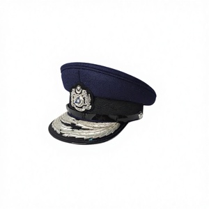 High Quality Custom Nylon Uniform <b>Caps</b> Handmade <b>Peaked</b> Top Hats for Worldwide Workplace Beach Party Occasions - Product Image 3