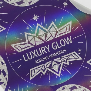 Custom Printed Luxury Perfume &amp; Mascara Bottle <strong>Label</strong> Sticker Waterproof Adhesive Epoxy Embossed Gold Foil <strong>Roll</strong> <strong>Label</strong> - Product Image 1