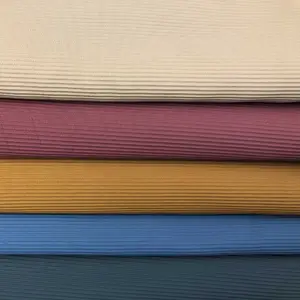 Tissu en maille côtelée pour soutien-gorge et pantalons de sport, vente en gros, d'usine, 260g