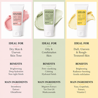 Nettoyant Visage Coréen Hydratant à l'Acide Hyaluronique en Crème Fouettée, Doux et Adapté aux Peaux Sensibles, Marque Blanche pour Femmes