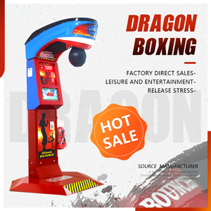 Focon Hot Bán xu-hoạt động Arcade máy đấm bốc thép không gỉ và kim loại đấm máy với ngôn ngữ tiếng anh - Product Image 2