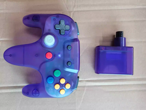 Couleur <span class=keywords><strong>transparente</strong></span> pour manette sans fil 2.4G pour contrôleur de manette de jeu filaire N64 pour Nintend <span class=keywords><strong>64</strong></span> - Product Image 3