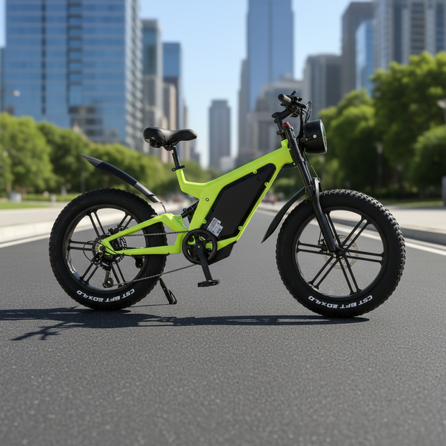New Product Launched: 48 V 20AH 500W Aluminum Alloy Integrated Molded Fat Tire Bicycle, Mountain Electric Bicycle