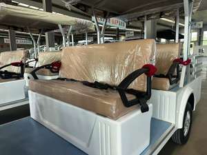 รถบัสไฟฟ้าท่องเที่ยว 3 แถว 8 ที่นั่ง ได้รับการรับรองมาตรฐาน CE พร้อมรางเก็บของ - Product Image 3