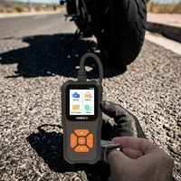 Escáner OBD2 para Coche Eléctrico, Lector de Códigos de Diagnóstico, Herramienta de Diagnóstico de Fallas del Motor en Inglés, Android, Plástico, Garantía de 12 Meses, Pantalla LCD