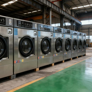 Laveuse-essoreuse en <span class=keywords><strong>libre</strong></span>-<span class=keywords><strong>service</strong></span> de 20 kg à très bon <span class=keywords><strong>prix</strong></span>, machine à laver à monnayeur pour <span class=keywords><strong>laverie</strong></span> automatique - Product Image 1