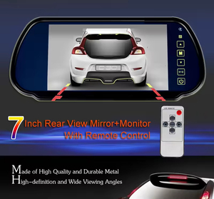 7 inch phía sau xem gương Màn hình <span class=keywords><strong>LCD</strong></span> xe hiển thị hai kênh video đầu vào cho xe tải xe - Product Image 4