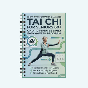 Tai Chi pour les seniors de 60 ans et plus : Défi de transformation sur 28 jours, programme facile sur 4 semaines, suivi des progrès quotidiens - Product Image 3