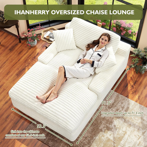 Tối giản phòng khách ghế đơn ghế <span class=keywords><strong>sofa</strong></span> chân không nén trắng nhung không xương <span class=keywords><strong>Sofa</strong></span> giường Chaise phòng chờ ghế - Product Image 2