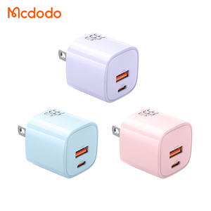 Nuevo colorido 33W PD GaN cargador de pared tipo USB A + USB C carga rápida EE. UU. <span class=keywords><strong>Mini</strong></span> cargador de pared para teléfonos móviles <span class=keywords><strong>iPhone</strong></span> 14 Redmi samsung - Product Image 1