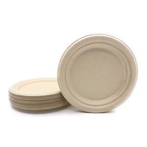 SUMKOKA Assiettes rondes blanches jetables personnalisées de 7 pouces pour dîners élégants - Product Image 6