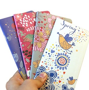 Cuaderno con Cubierta de Flores y Pájaros, Páginas Interiores de Papel Kraft, para Estudiantes, Gran Venta - Product Image 1