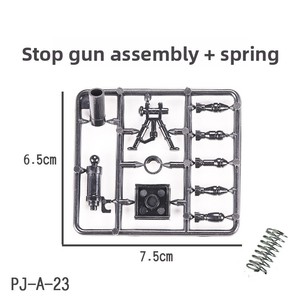 WW2 Building Block Set di accessori per armi militari di terze parti per assemblaggio di giocattoli per bambini - Product Image 5