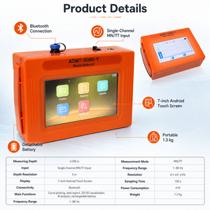 Nouveau détecteur d'eau souterraine ADMT-300S-y à écran tactile 3D, construction métallique, IP55, détection multi-fréquence, compatible Wi-Fi, garantie 1 an - Product Image 4