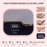 Lampu Kuku UV LED WY-09 42 LED Beads 4 Timer Layar LCD Alas Dapat Dilepas Pengering Kuku untuk Gel Polish Manikur Pedikur