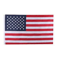 Drapeau américain 3x5 pieds en polyester de haute qualité avec impression numérique pour les fêtes et les célébrations – Vente en gros