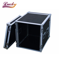 Valise de vol en aluminium 12u, avec amplificateur