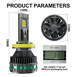 Nuevo Producto 2024 K18 240W <span class=keywords><strong>Faro</strong></span> Delantero LED para Automóvil 2 Focos LED de Cobre de Alto Brillo H7 H11 H4 Lámpara Delantera Luces LED de 12v para Vehículo - Product Image 5