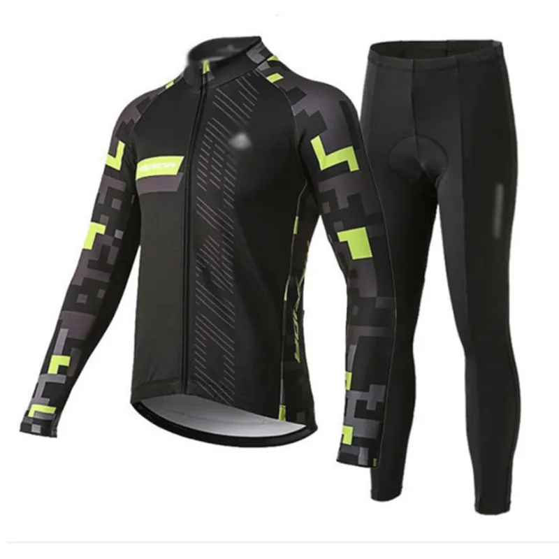 New traje ropa de ciclismo outdoor wear riding clothes long sleeve thin sportswear cycling suit sets