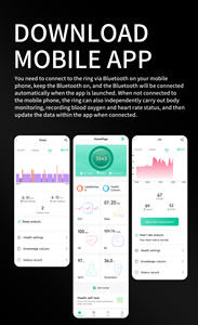 Nuevo Anillo Inteligente Original de Fábrica <span class=keywords><strong>para</strong></span> el Control de <span class=keywords><strong>la</strong></span> Salud con ECG, Contador de Pasos, Calorías, Frecuencia Cardíaca y Monitoreo del Sueño <span class=keywords><strong>para</strong></span> Adultos - Product Image 2