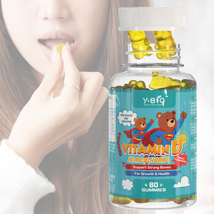 Gomitas de Vitamina D3 OEM ODM, Promueven la Función Muscular y la Salud Ósea para Niños y Adolescentes en Crecimiento, 60 Gomitas, Entrega Exprés - Product Image 1