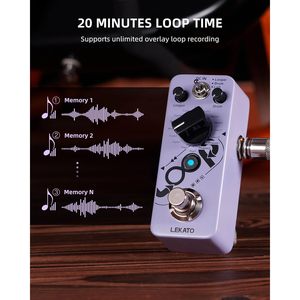 Pedal de Batería Electrónica LEKATO con Looper, Máquina de Ritmos de 16 Ritmos con Bucle de 20 Minutos, 3 Modos, Tap Tempo, Overdubs y Funciones Micro - Product Image 2