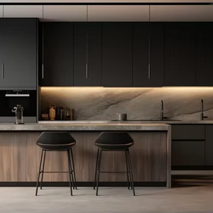 Fabricante de armarios de cocina modulares, armario de diseño personalizado - Product Image 1