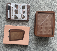 Tirelire pour enfants de haute qualité, faite à la main, avec compteur, tirelire créative en métal et en bois, design pour économiser 10 000 euros, rangement pour pièces de monnaie