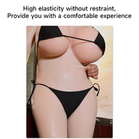 Combinaison de transformation féminine en silicone réaliste de qualité supérieure avec formes de poitrine de luxe |   Vêtements de cosplay d'élite à usage privé