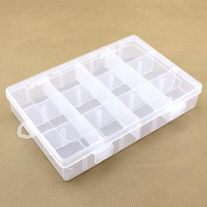 12 Grid Rectangular Plastic Transparent PP Removable <strong>Storage</strong> <strong>Box</strong> with Compartments Jewelry Medicine Parts Tools Organizer Boxes - Product Image 1