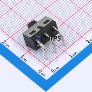SS-12D06-G040 Slide Switch Through hole,12.7x6.6x6.4mm Switch Single Pole Double Throw Rectangle Pin Header PC Pin 12.7mm - Product Image 2
