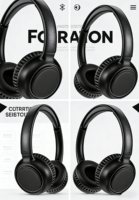 Casque audio sans fil RF 1-vers-plusieurs avec micro et suppression de bruit ENC 505M 10H pour visites en groupe, enseignement, église