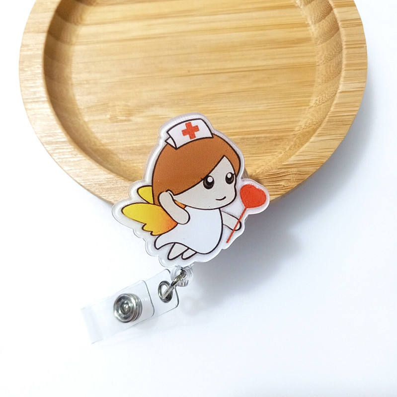 Little angel transparent button