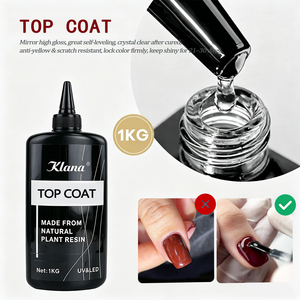 Wholesale Base <b>Coat</b> Gel Long Lasting 1kg High Gloss Scratch Resistant <b>Top</b> <b>Coat</b> Gel Fine Soft Matte <b>Top</b> <b>Coat</b> Nail Polish OEM - Product Image 2