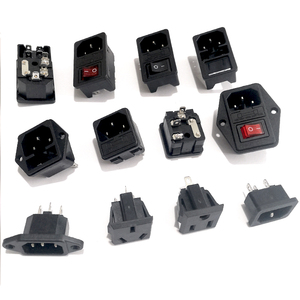 เต้ารับ IEC320 C14 พร้อมสวิตช์โยก ป้องกันไฟเกิน 10A250V แบบ 3 ขา ตัวผู้ - Product Image 5