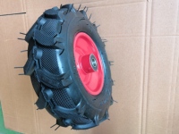 4.10/3.50 Caoutchouc pneumatique de pneu de machine agricole pour la roue de semoir de Micro-motoculteur de tracteur pour le restaurant de machines de jardin