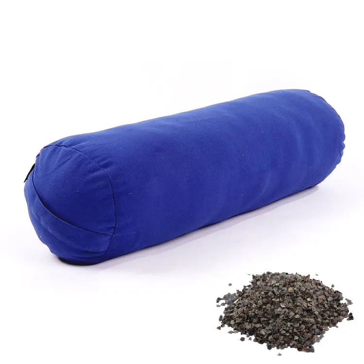 Cotton Restorative Meditation Pilates Cushion Pillow Cylindrical Yoga Pillow Back Support Yoga Bolster